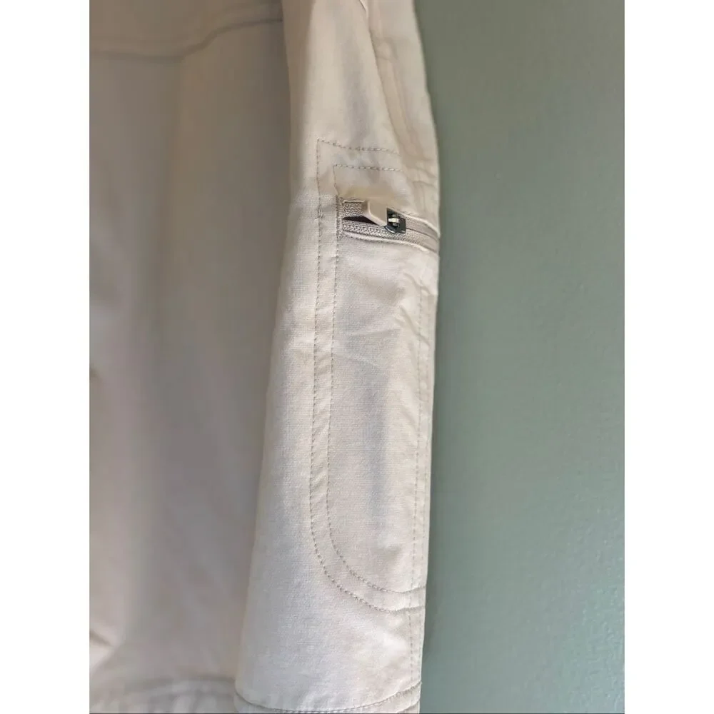 Willit NWT S tan cargo nylon activewear stretchy shorts